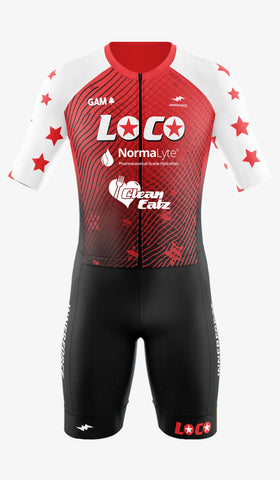 TRI LOCO INDY Oxy Short Sleeve Tri Suit