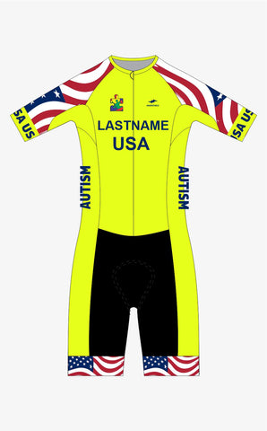 GUIDE - AUTISM Oxy Short Sleeve Tri Suit